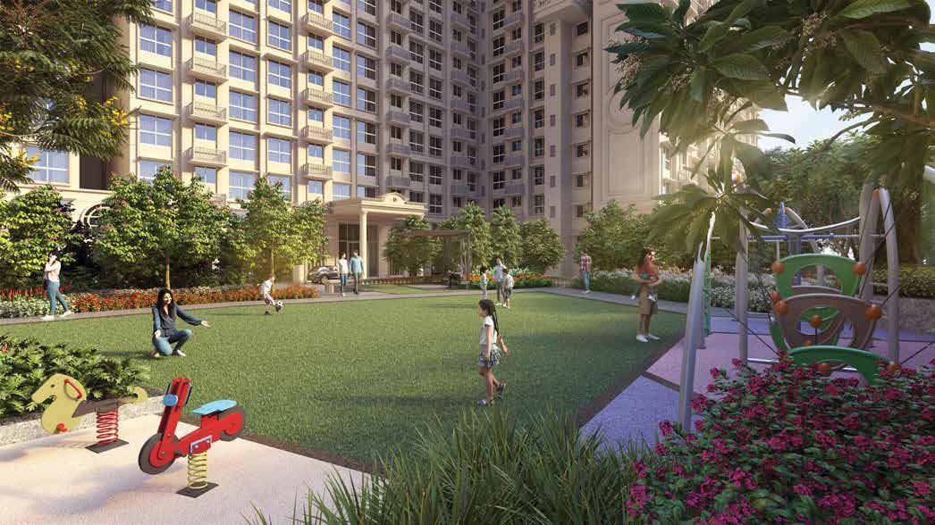 Chembur luxury township aerial view showing the full scope of gated community developments and surrounding infrastructure