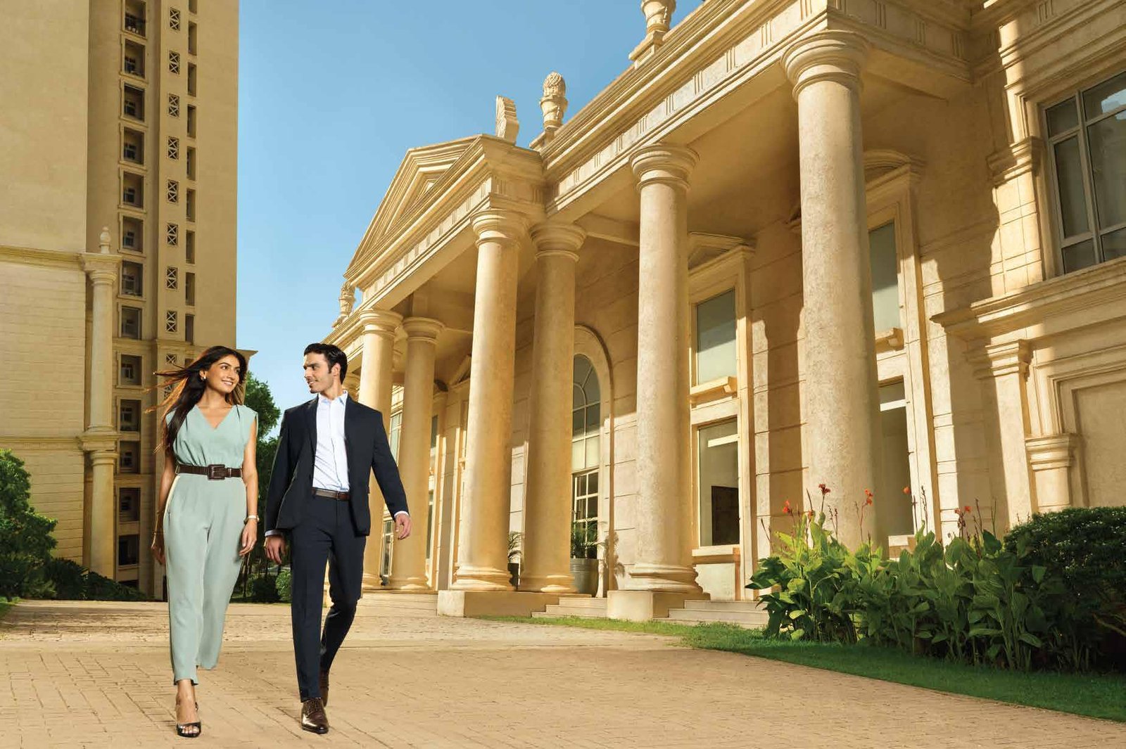 Hiranandani Maitri Park grand concourse and lobby area