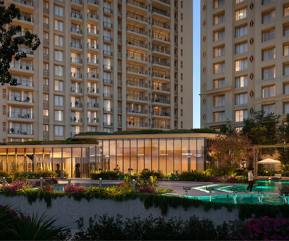 Hiranandani Maitri Park exclusive clubhouse interior with luxury lounge